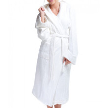 Premium White 100% Cotton Terry Women Luxury Hotel Bath Robes